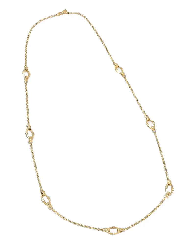 Guess Bamboo Halskette mit Diamanten - Gold Gold