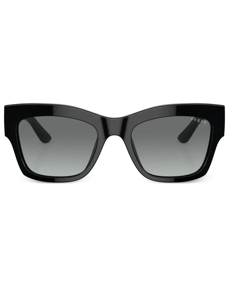 Vogue Vo5524s Sonnenbrille mit eckigem Gestell - Schwarz Schwarz