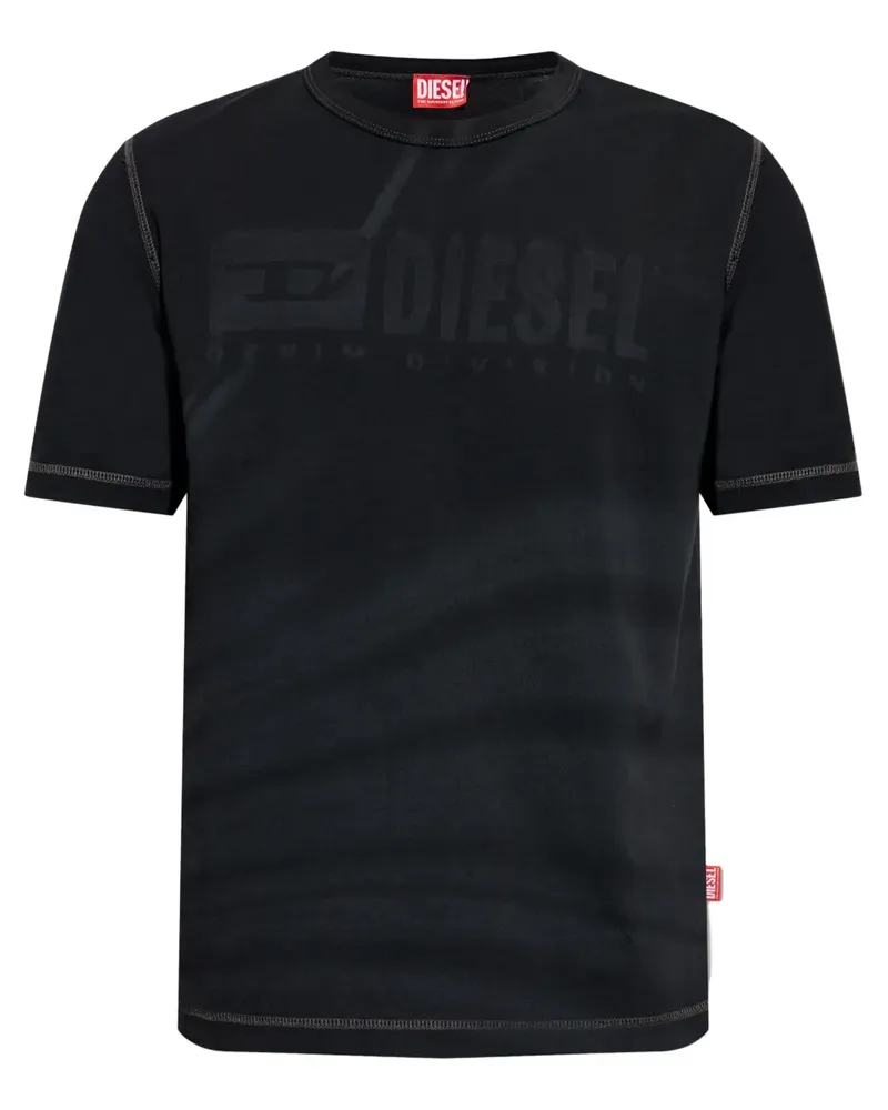 Diesel T-Adjust-R13 T-Shirt - Schwarz Schwarz