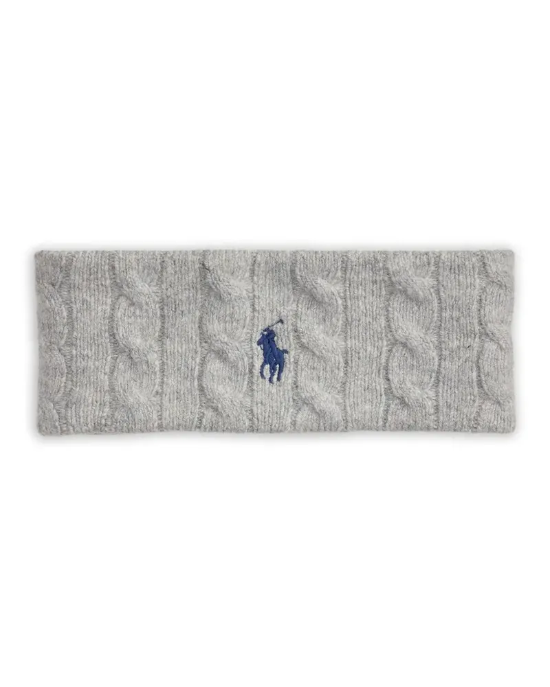 Ralph Lauren Stirnband mit Zopfmuster - Grau Grau