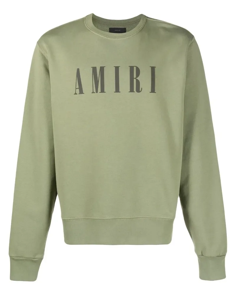 Amiri Sweatshirt mit Logo-Print - Grün Grün