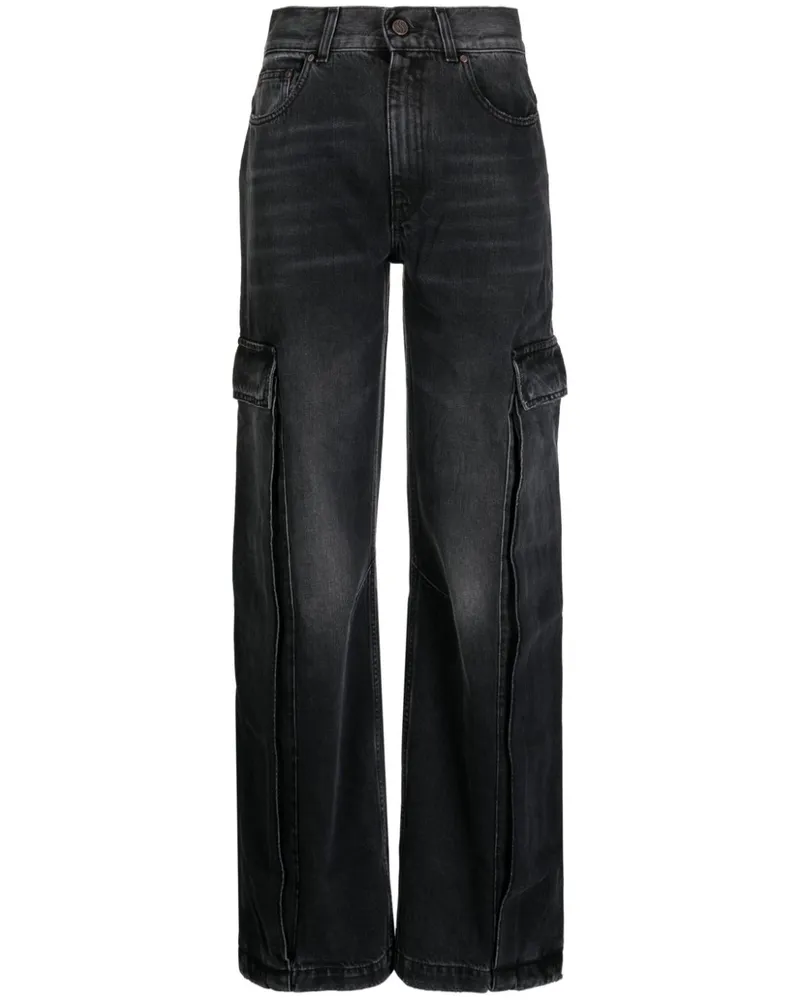 Stella McCartney Jeans mit weitem Bein - Grau Grau