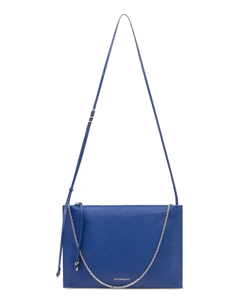 Givenchy Voyou pouch in shiny leather - Blau Blau