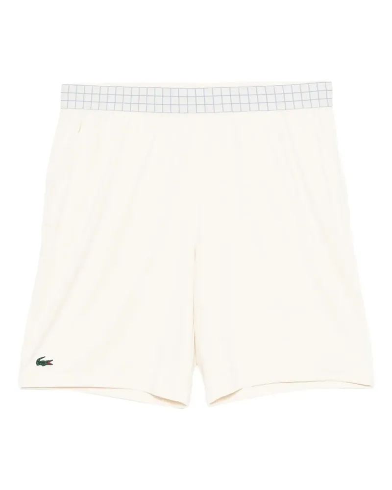 Lacoste Shorts mit Logo-Stickerei - Nude Nude
