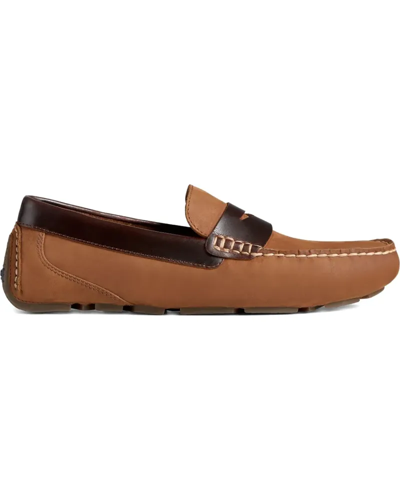 Sperry Top Sider Davenport Penny Driver "Beige" Loafer - Braun Braun