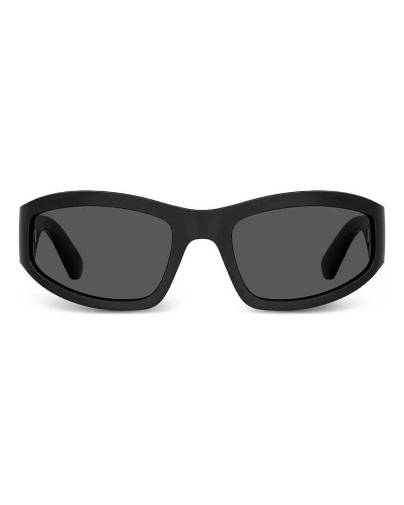 Moschino Eckige Sonnenbrille - Schwarz Schwarz