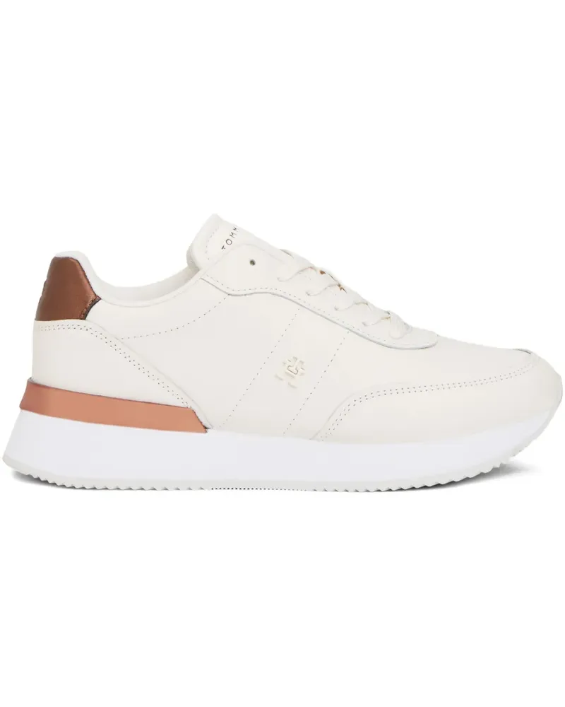 Tommy Hilfiger Sneakers mit Metallic-Einsätzen - Nude Nude