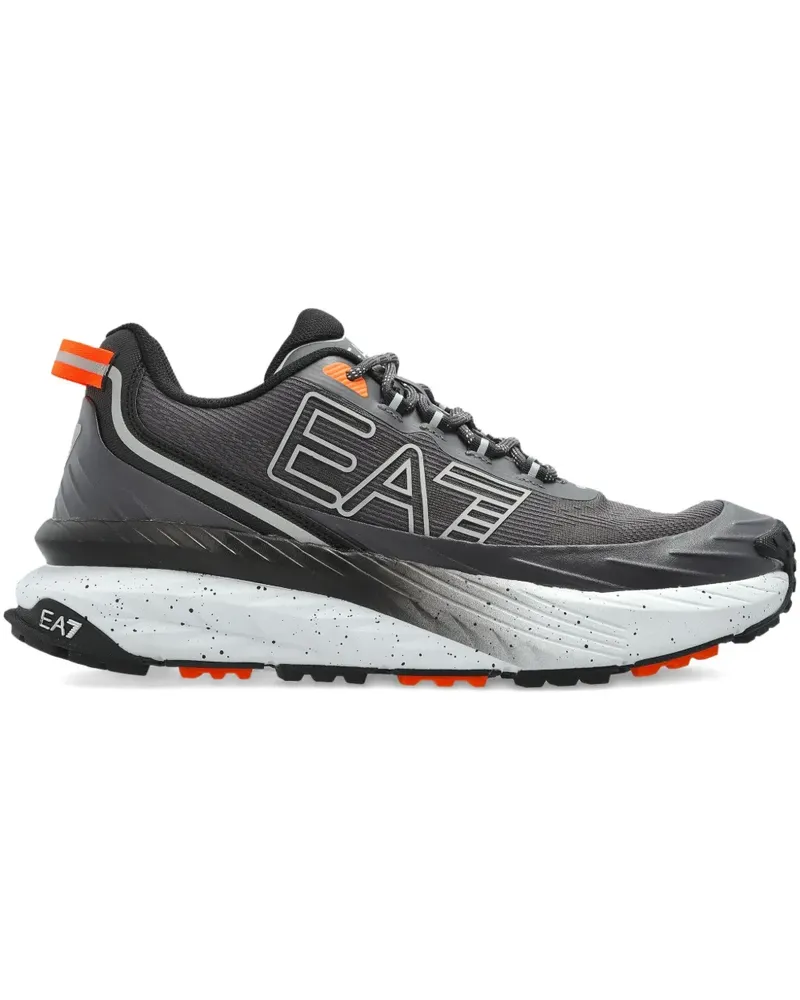EA7 Sneakers mit Logo-Print - Grau Grau