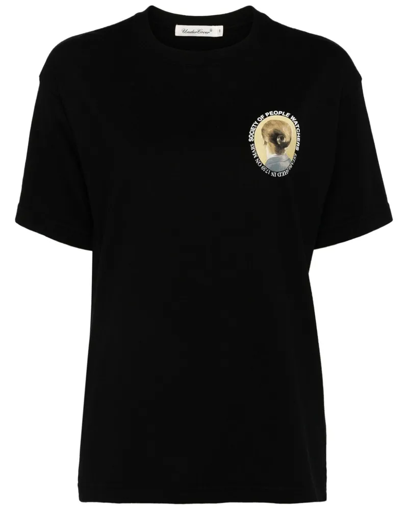 Undercover T-Shirt mit grafischem Print - Schwarz Schwarz