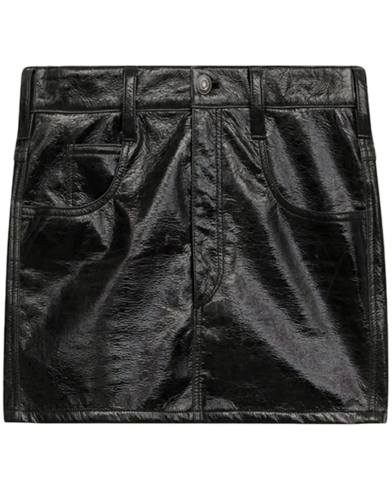 Isabel Marant Laviana Minirock - Schwarz Schwarz