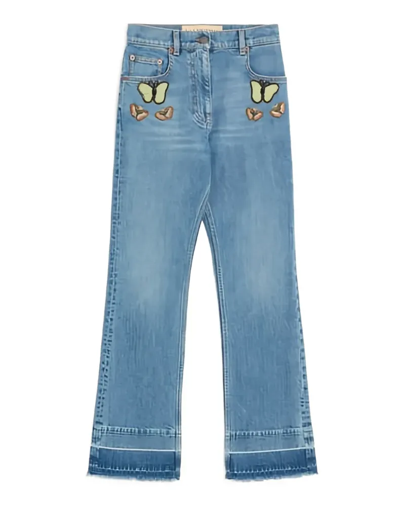 Valentino Garavani Bestickte Jeans - Blau Blau