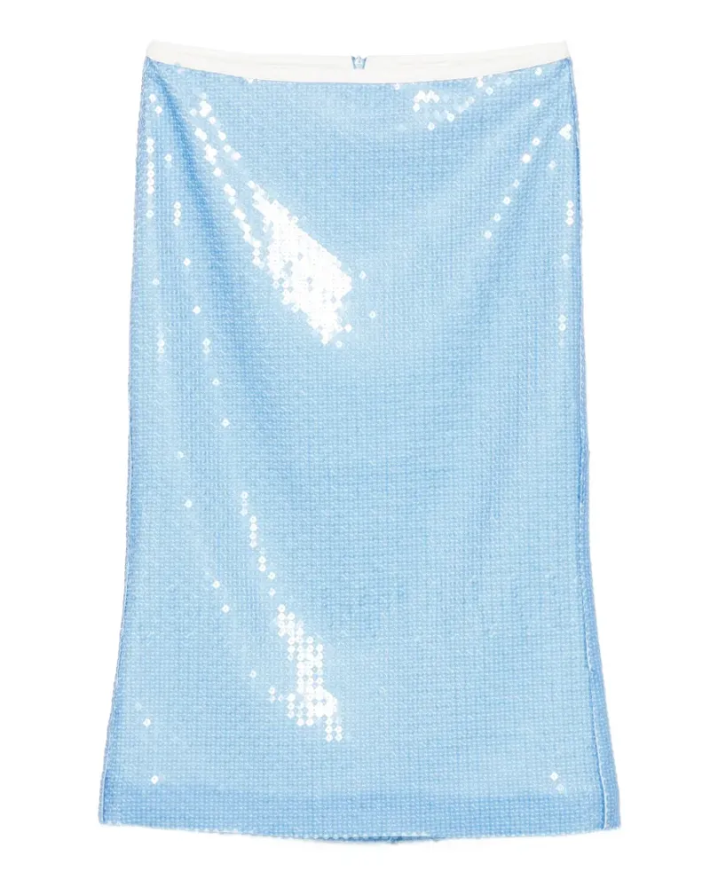 SHUSHU/TONG sequin-embellished midi skirt - Blau Blau