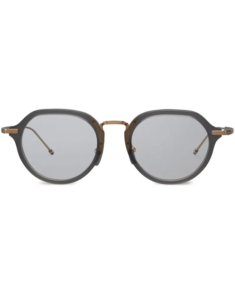 Thom Browne Brille mit rundem Gestell - Grau Grau