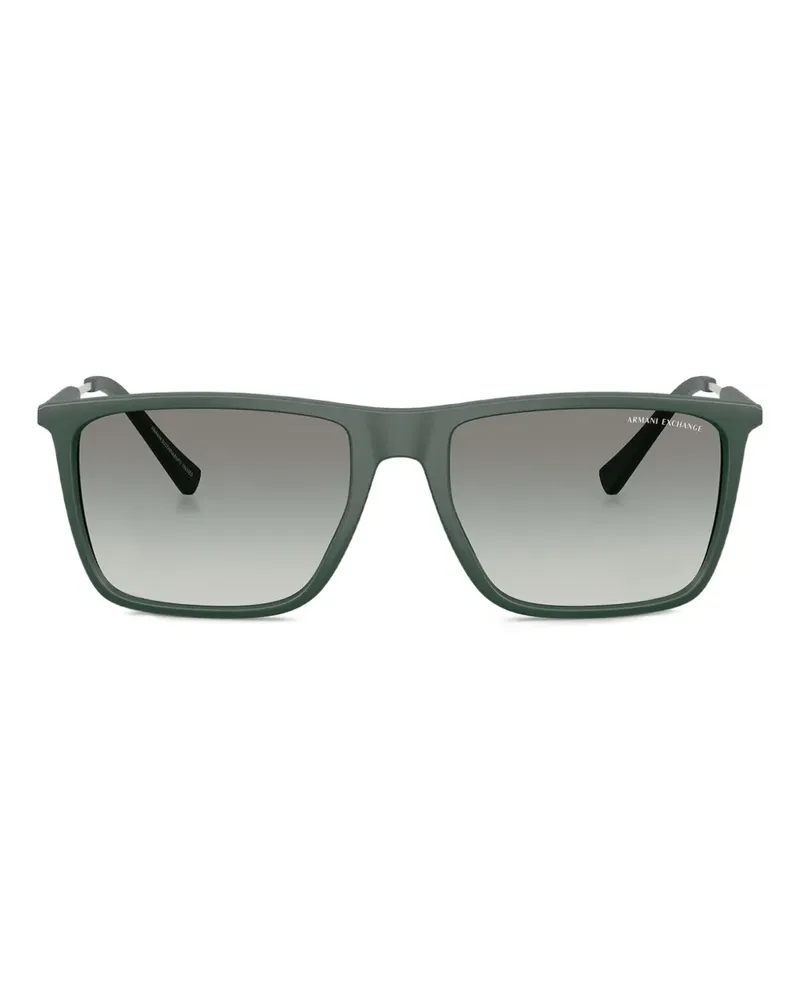 Armani Exchange Matte Sonnenbrille - Grün Grün