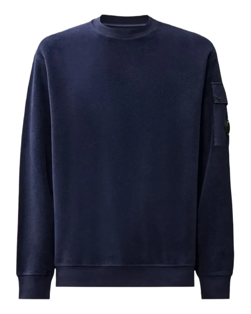 C.P. Company Sweatshirt mit Linsen-Detail - Blau Blau