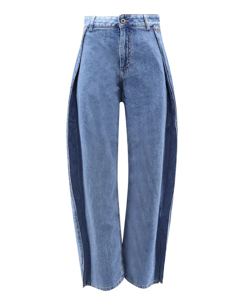 Loewe Asymmetrische Straight-Leg-Jeans - Blau Blau