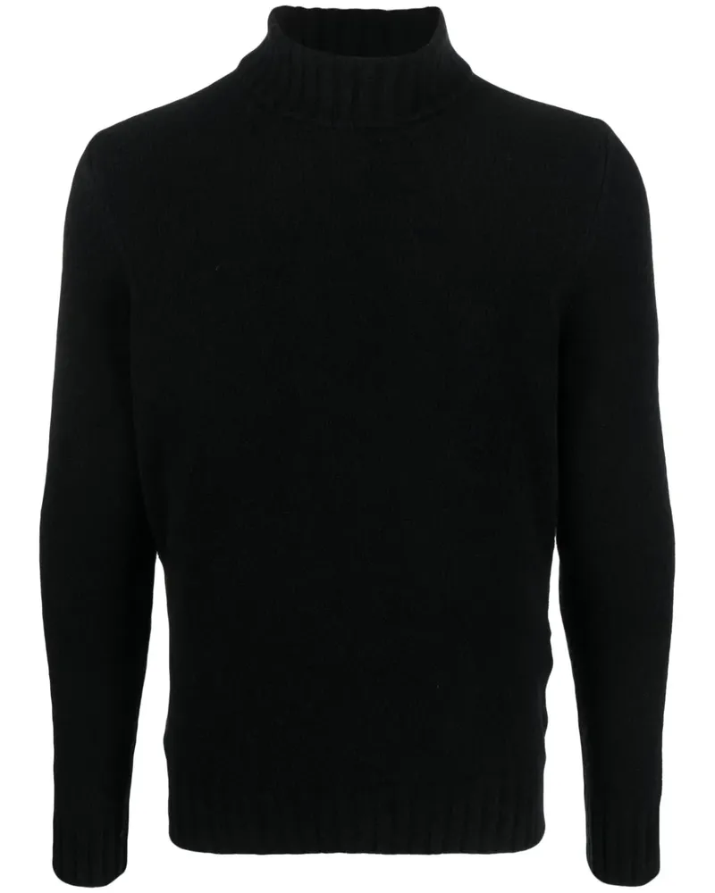 La Fileria Pullover mit Rollkragen - Schwarz Schwarz