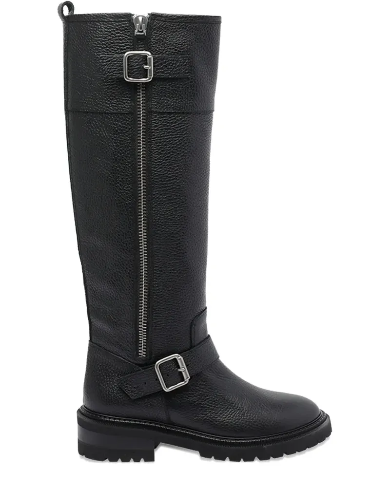 Via Roma 15 Kniehohe Stiefel - Schwarz Schwarz