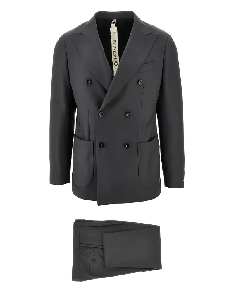 Biagio Santaniello double-breasted suit - Grau Grau