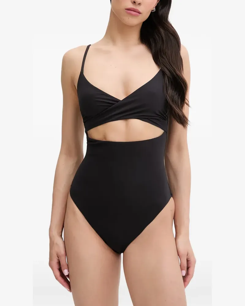 bond-eye Amira cut-out reversible swimsuit - Schwarz Schwarz