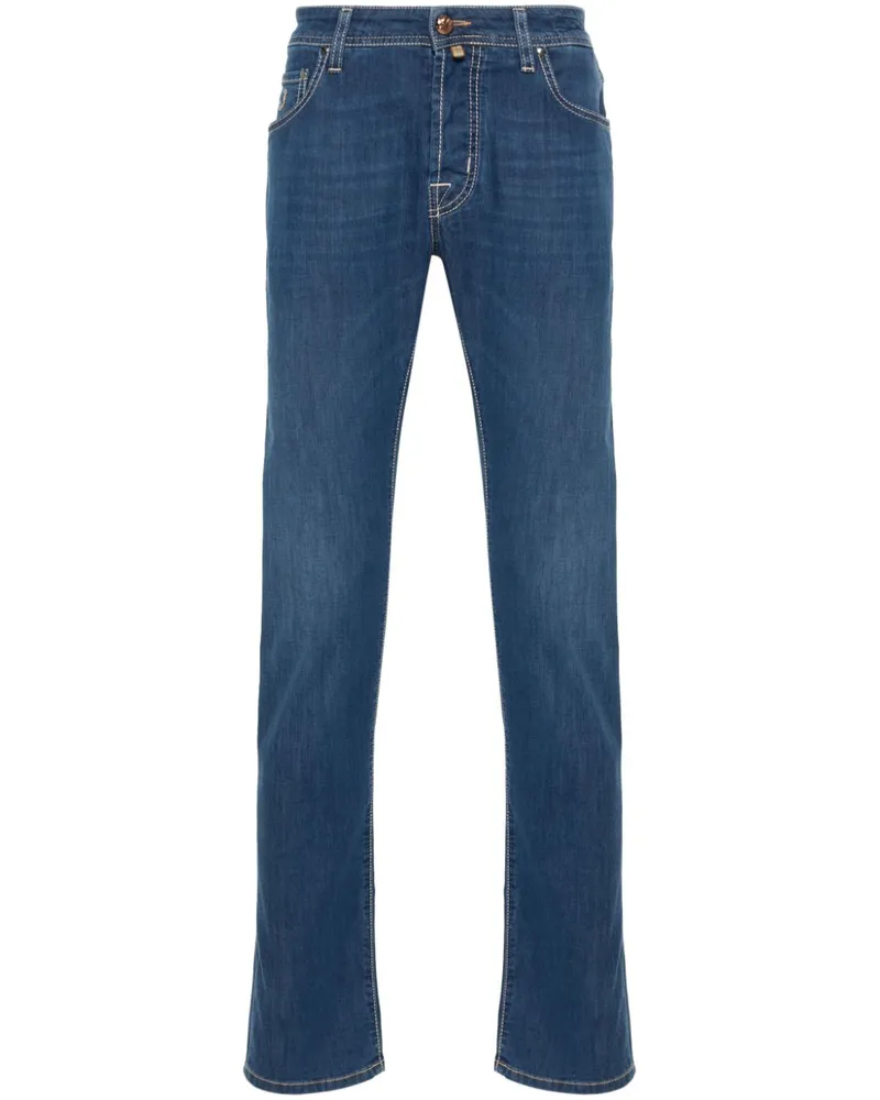 Jacob Cohën Nick Slim-Fit-Jeans - Blau Blau