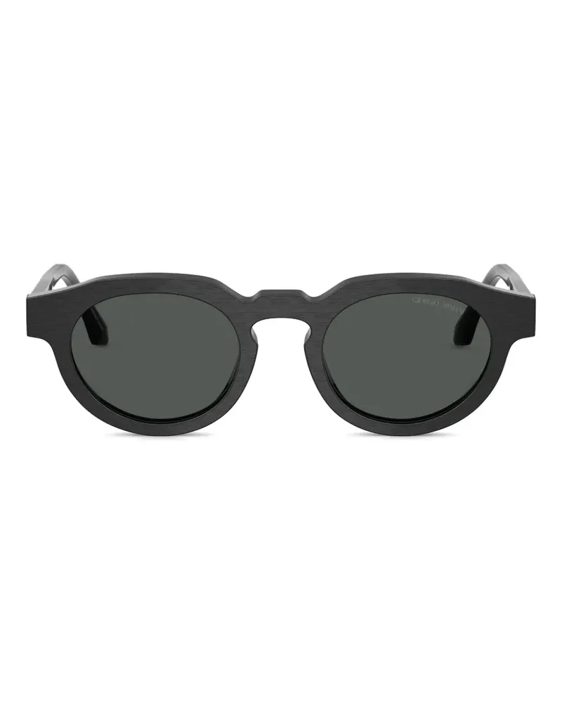 Giorgio Armani round-frame sunglasses - Schwarz Schwarz