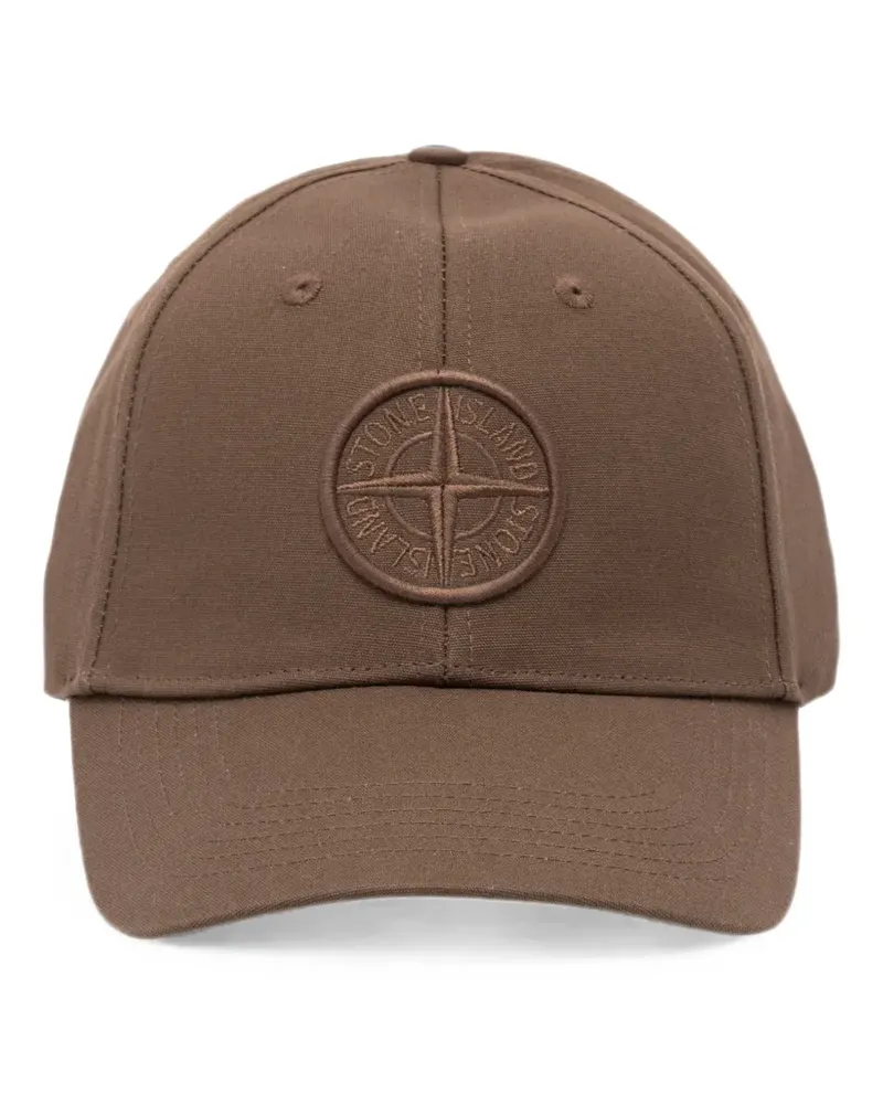 Stone Island Compass-patch baseball cap - Braun Braun