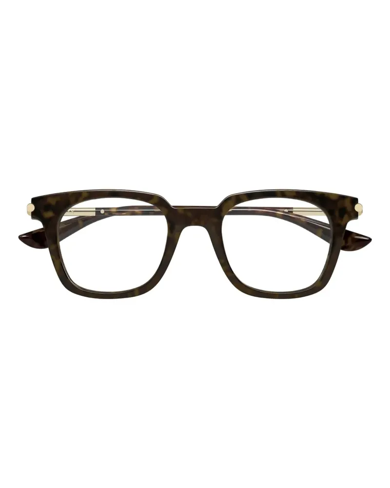 Alexander McQueen square-frame glasses - Braun Braun