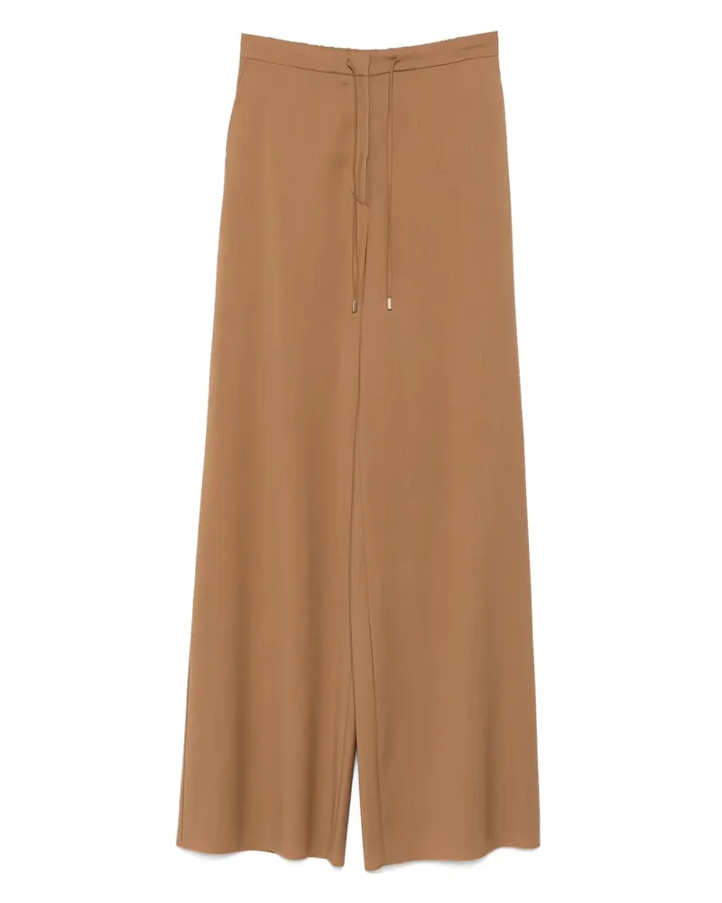 Max Mara Hose mit Kordelzug - Braun Braun