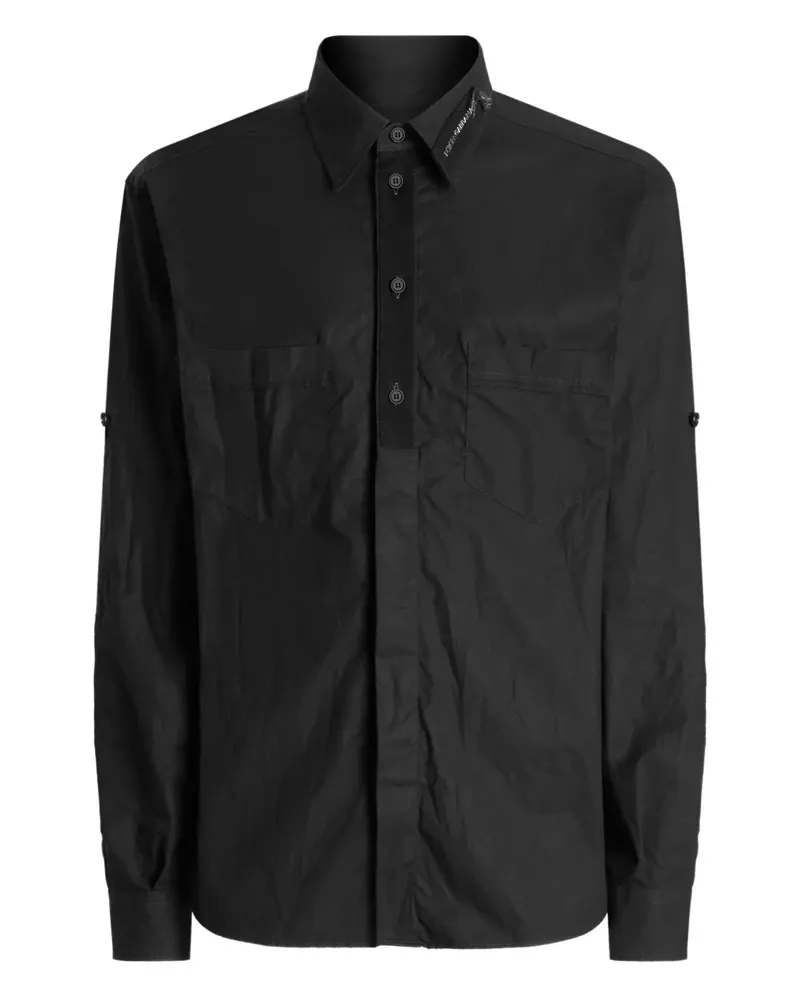 Dolce & Gabbana Hemd mit geknöpfter Tasche - Schwarz Schwarz