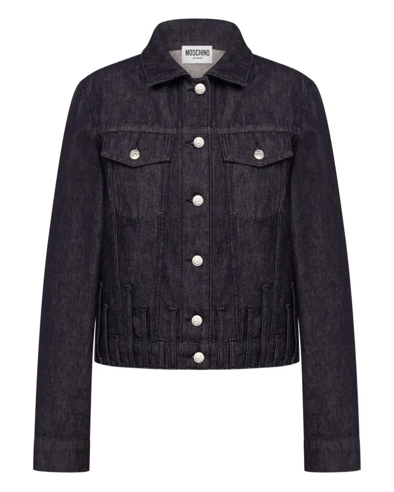 Moschino Klassische Jeansjacke - Blau Blau