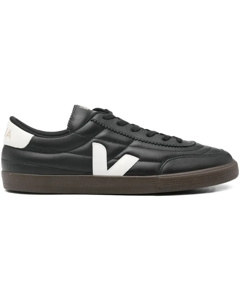 VEJA Sneakers mit Logo-Patch - Schwarz Schwarz