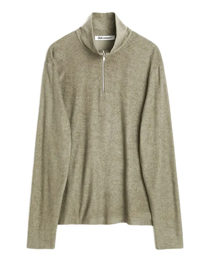 Our Legacy quarter-zip sweater - Grün Grün