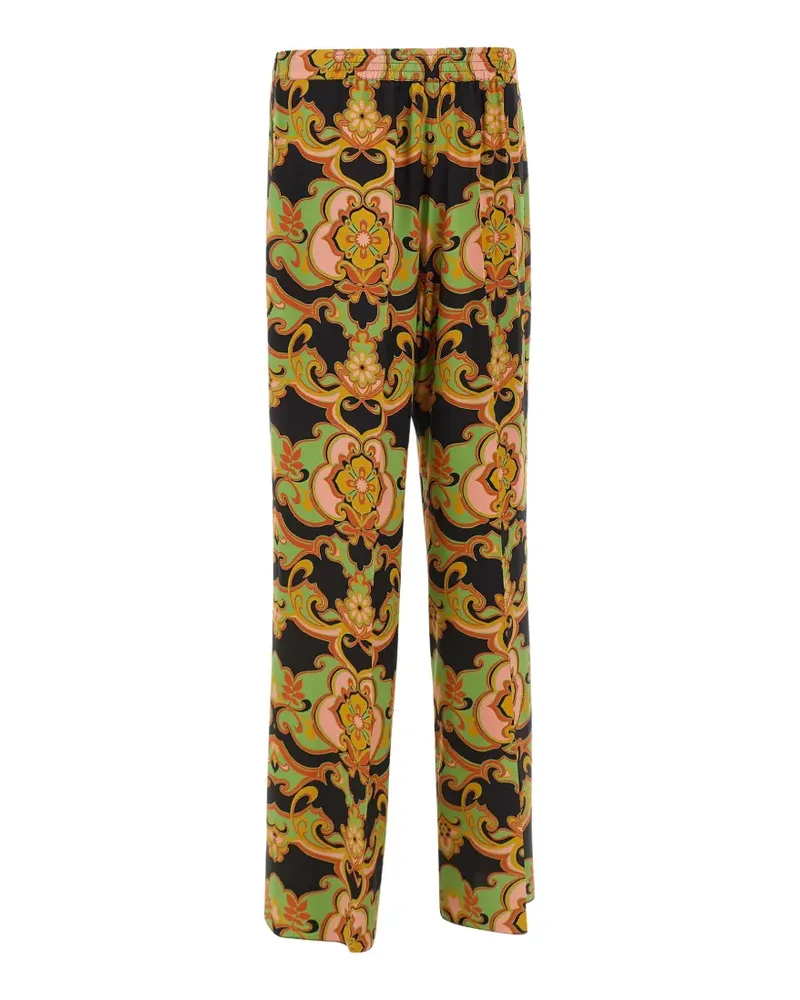 Etro floral palazzo pants - Schwarz Schwarz