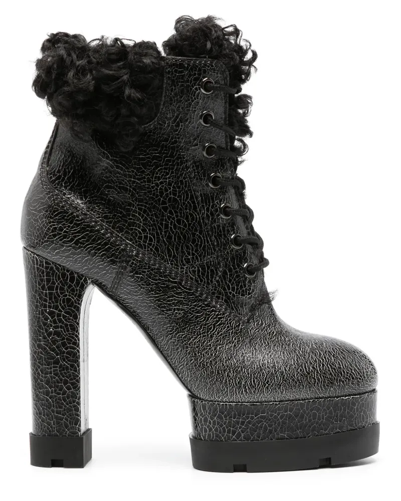 Casadei Nancy Alpi Stiefel 140mm - Schwarz Schwarz