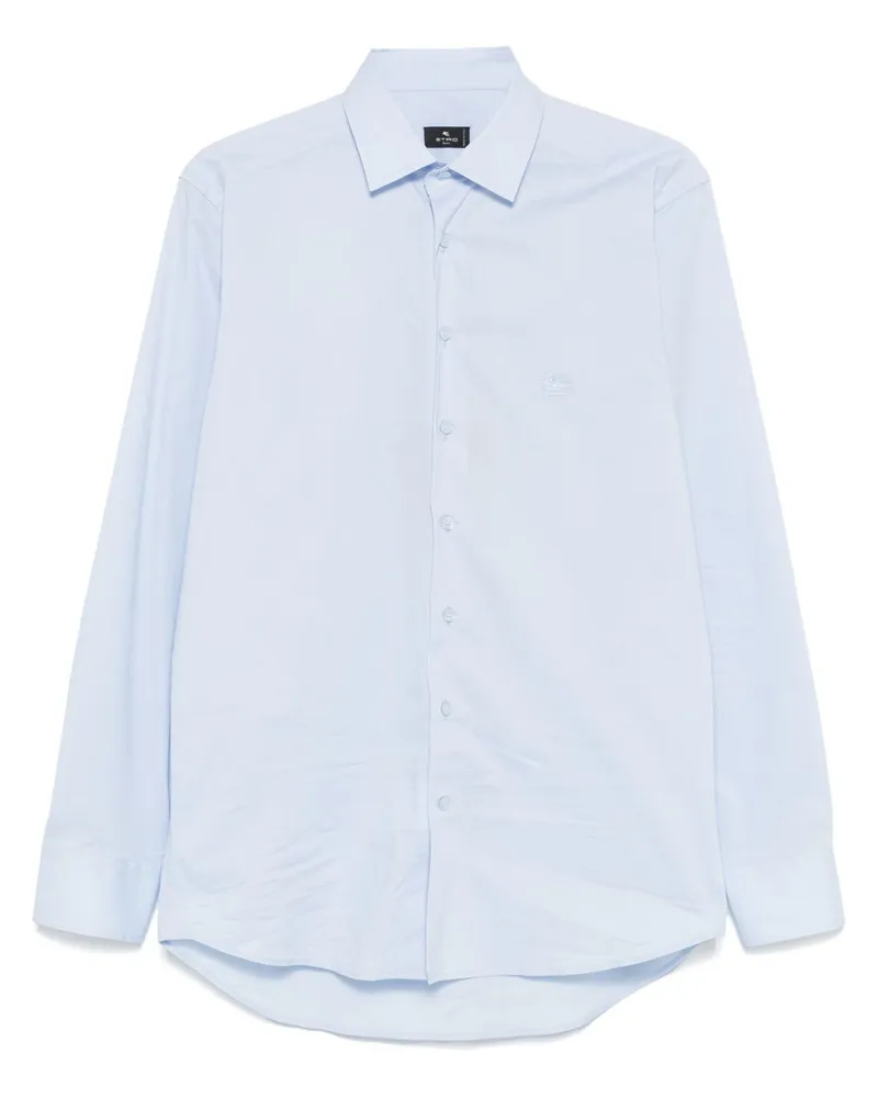 Etro Hemd mit Pegaso-Motiv - Blau Blau