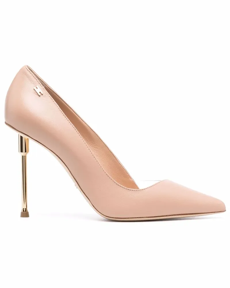 Elisabetta Franchi Pumps mit metallischem Finish 100mm - Nude Nude