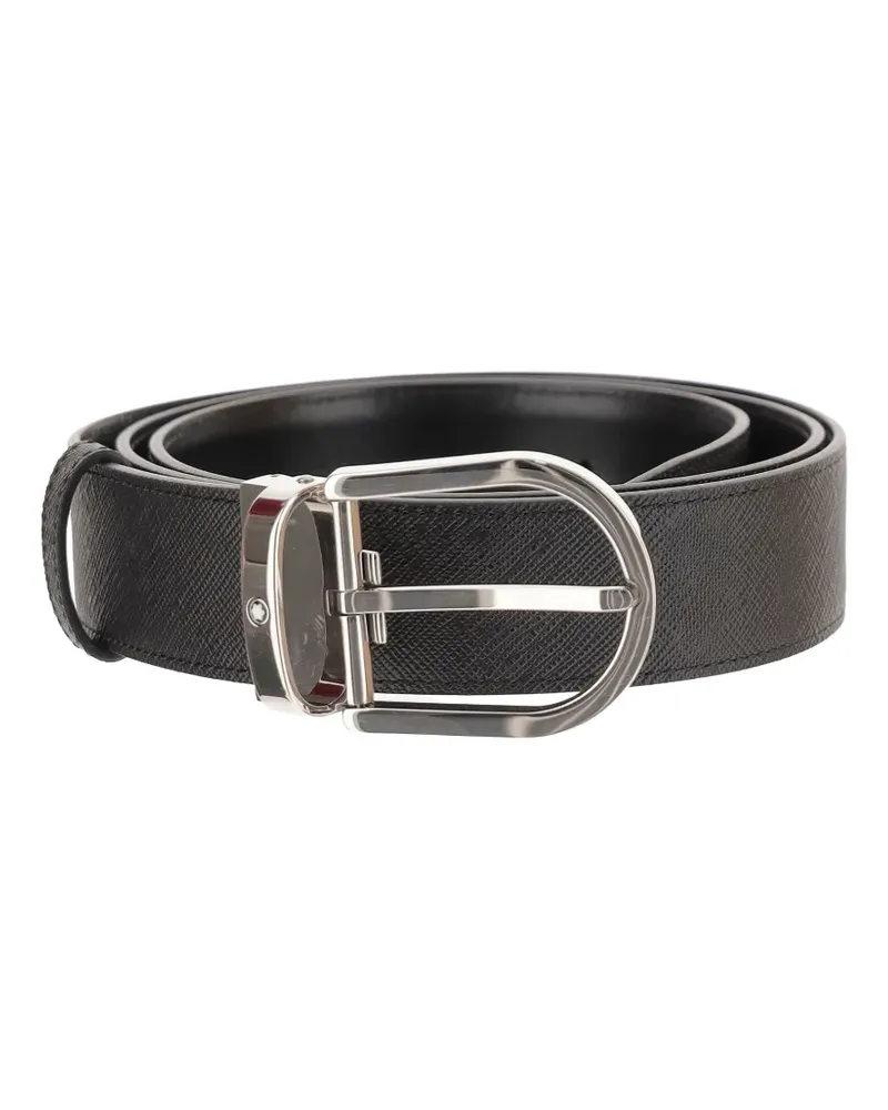 Montblanc Wendbarer Gürtel - Schwarz Schwarz