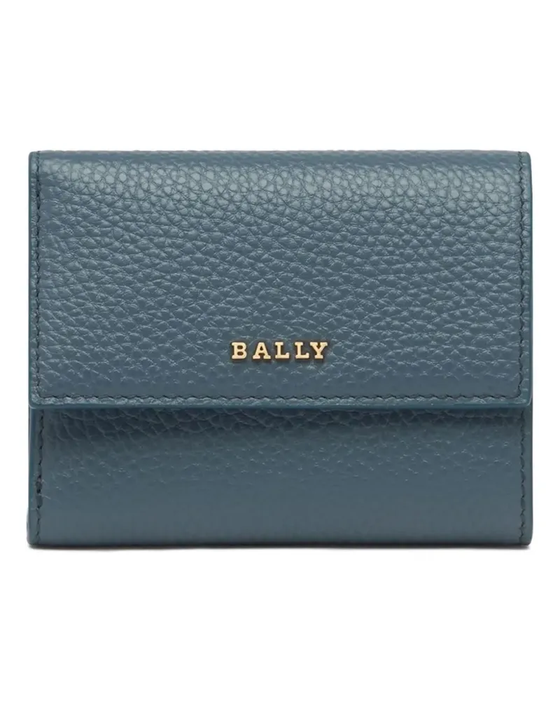 Bally Portemonnaie aus strukturiertem Leder - Blau Blau