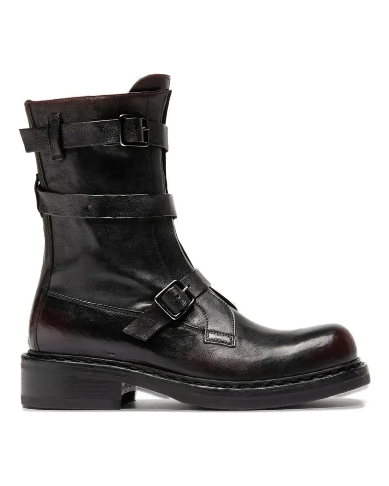 Officine Creative Italia Dakota 004 biker boots - Schwarz Schwarz