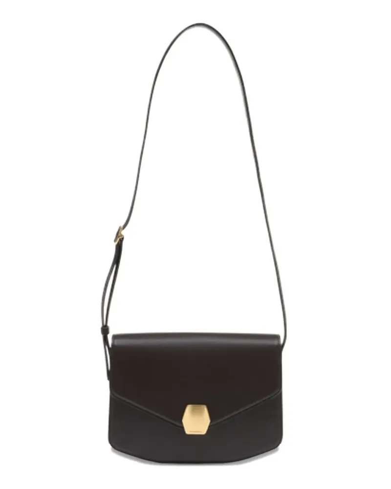 Officine Generale June adjustable-strap shoulder bag - Braun Braun