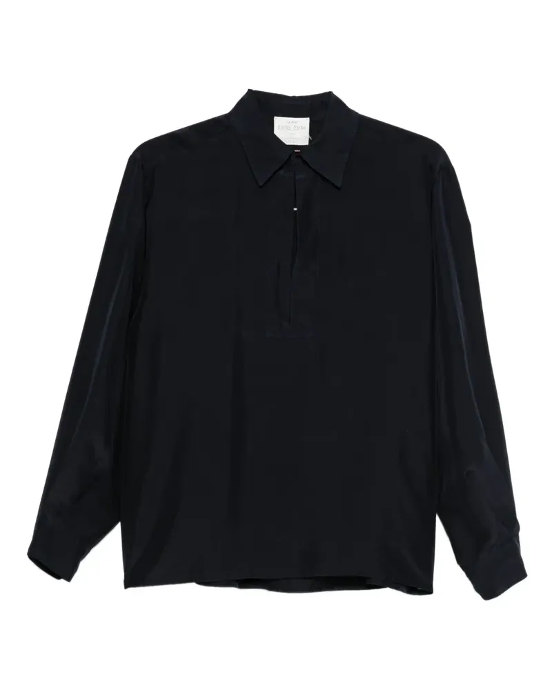 forte_forte Bluse aus Seide - Blau Blau
