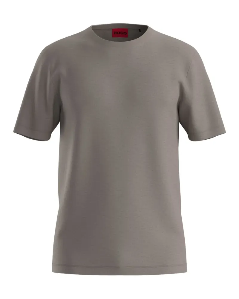 HUGO BOSS T-Shirt mit rundem Ausschnitt - Grau Grau