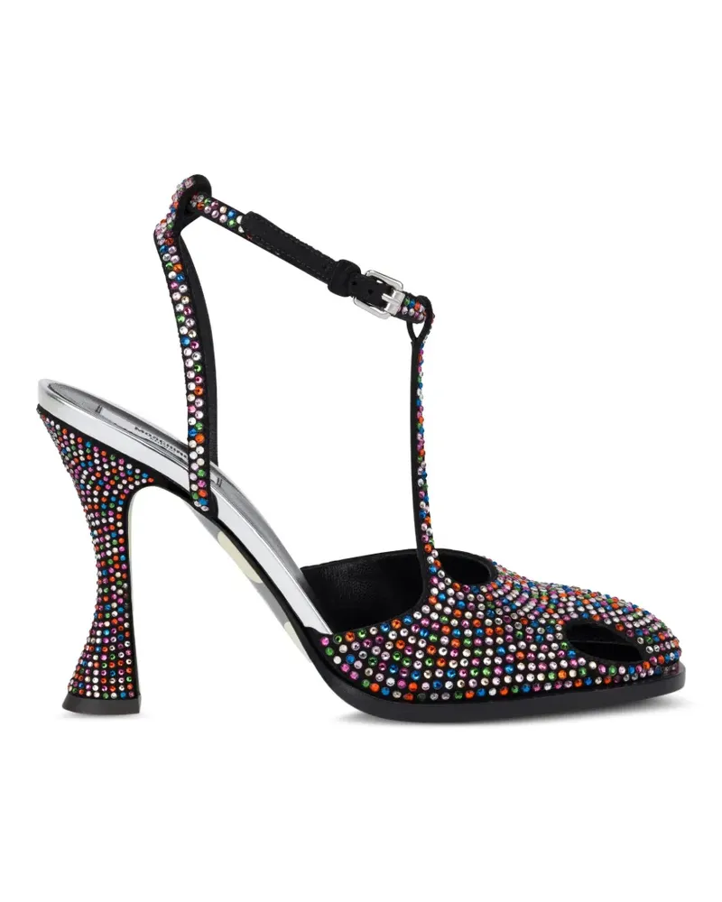 Moschino Pumps mit Kristallen - Schwarz Schwarz