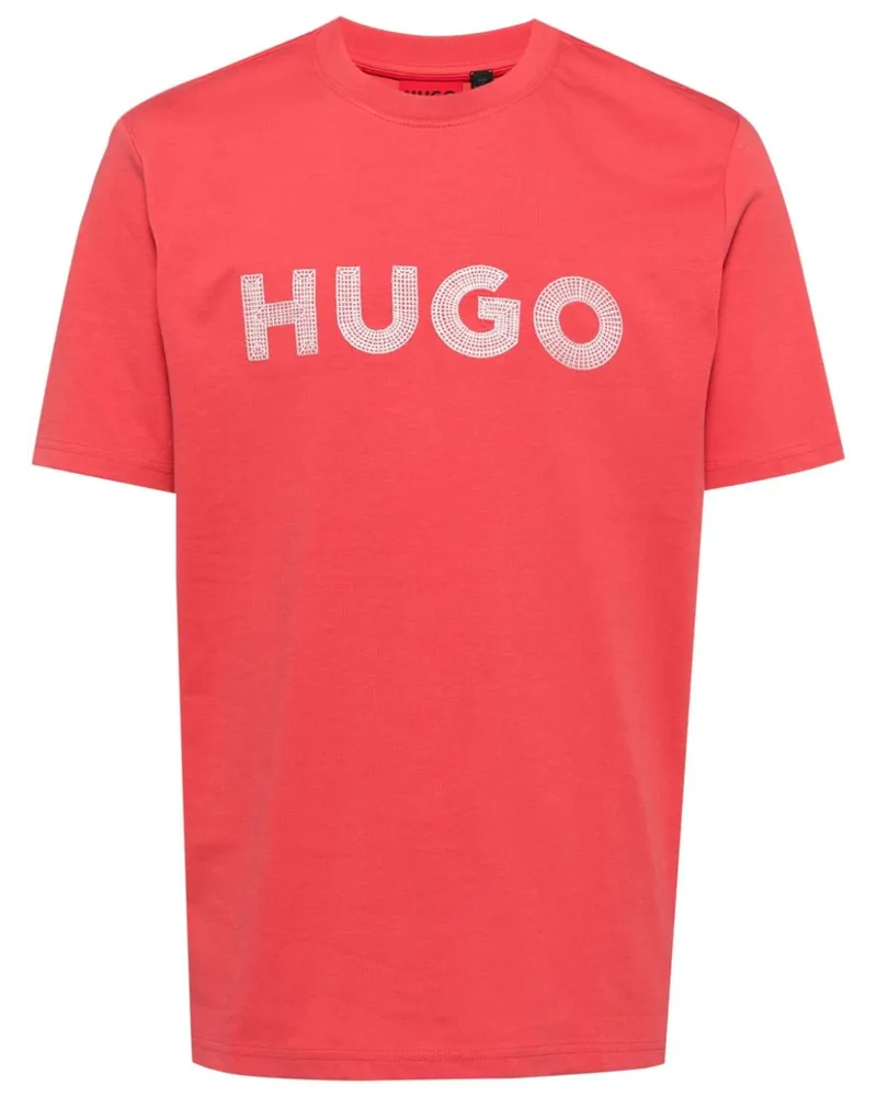 HUGO BOSS Drochet T-Shirt - Rot Rot