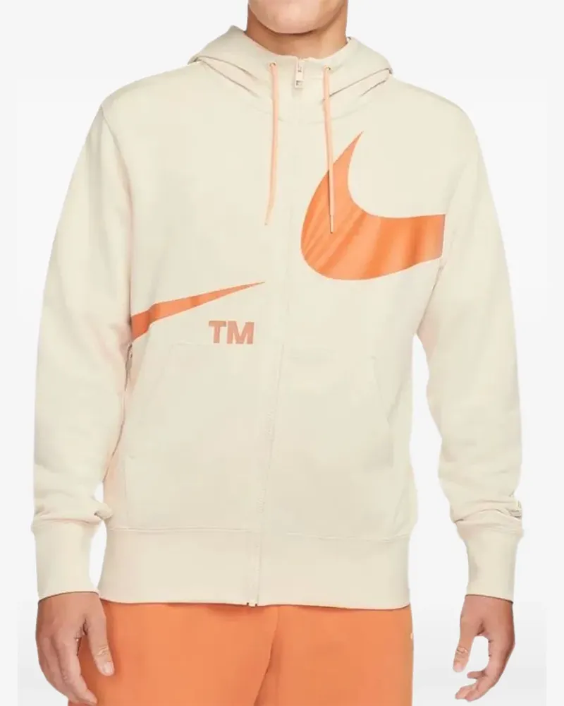 Nike Hoodie mit Swoosh - Nude Nude