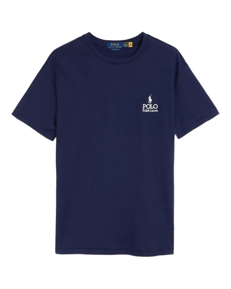 Ralph Lauren T-Shirt mit Logo-Stickerei - Blau Blau