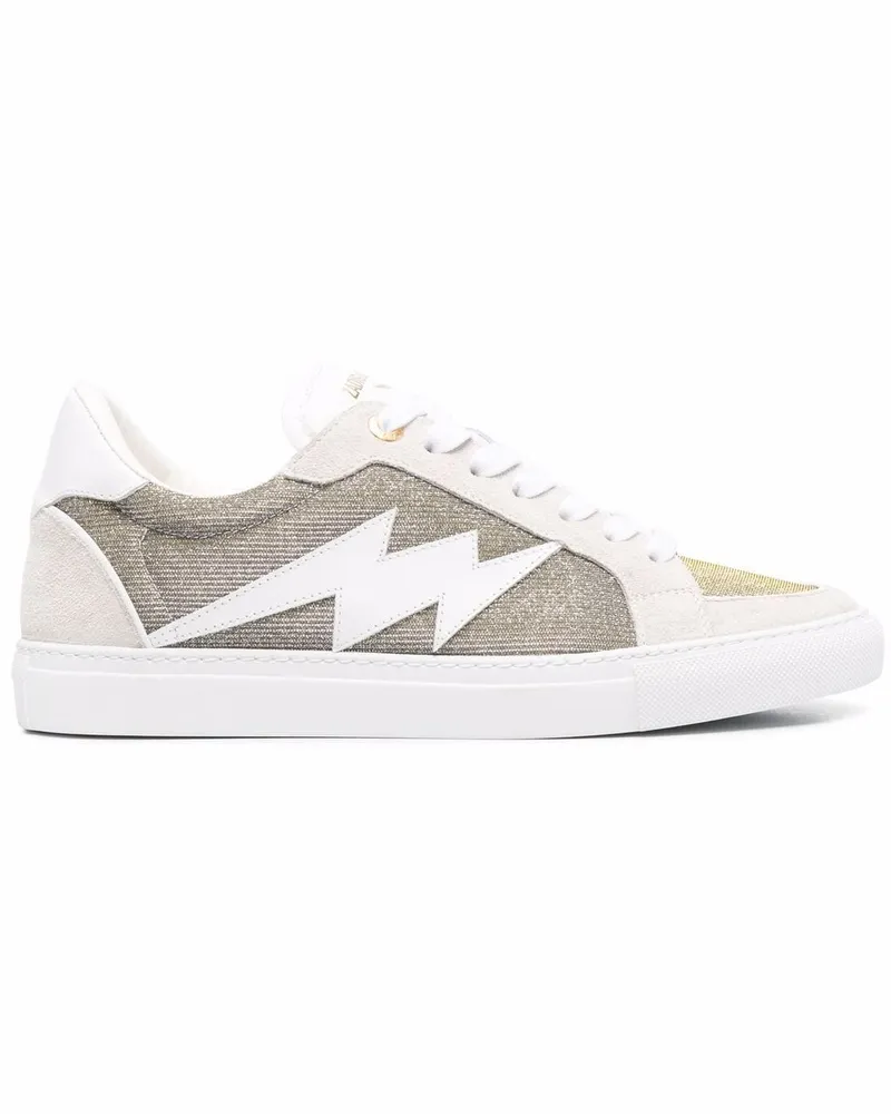 Zadig & Voltaire Sneakers mit Logo-Patch - Grau Grau