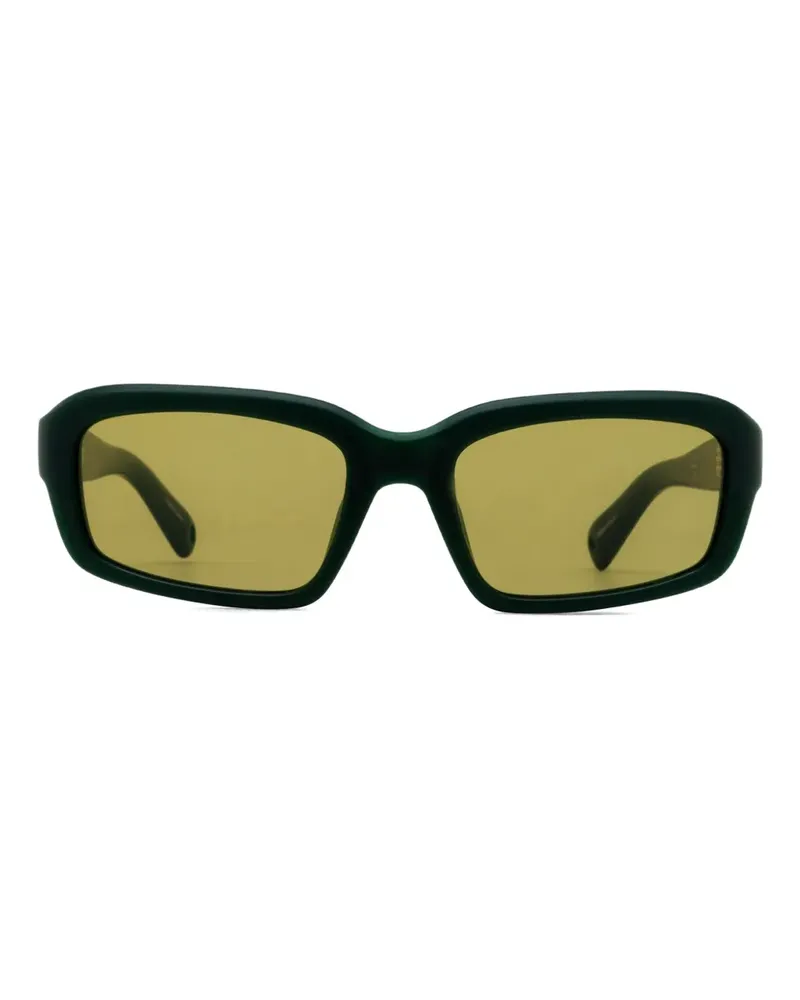 Jacquemus JAC64 Sonnenbrille mit eckigem Gestell - Grün Grün