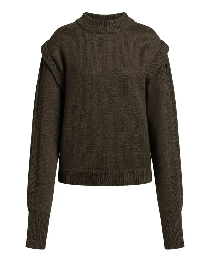 Alberta Ferretti Pullover im Layering-Look - Grün Grün